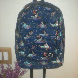 LOUNGEFLY  DISNEY   Backpack    Jasmine Aladdin  NWOT